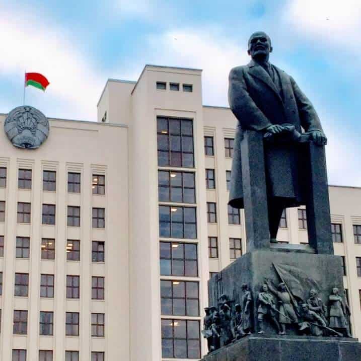 Lenin statue in Belarus