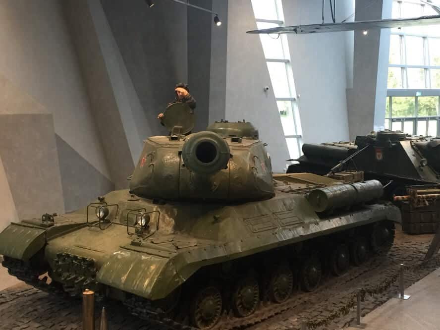 russian tank in museum