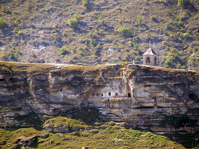 monastery in cliff