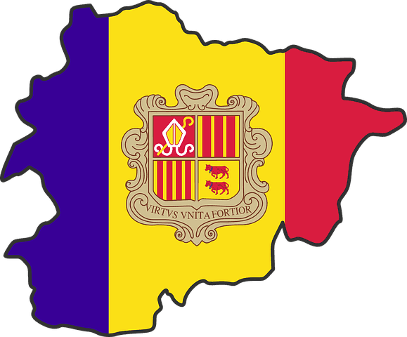 Andorra map and flag - Things to Do In Andorra