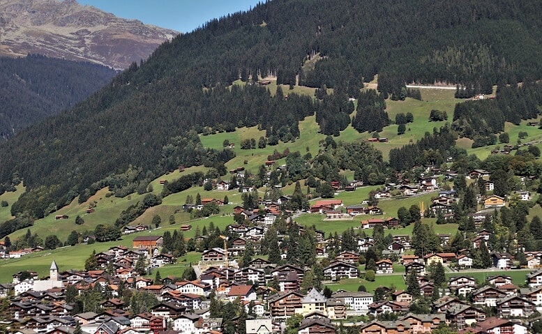 aerial view of Liechtenstein