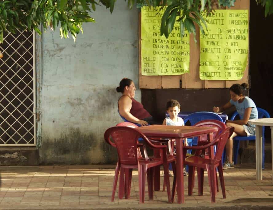 people on plastic chairs Things to Do in Granada Nicaragua