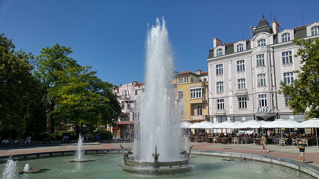 fountain in Plovdiv Bulgaria