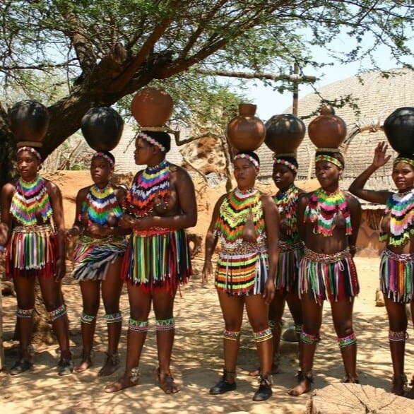 People of Swaziland travel guide women in tribal garb