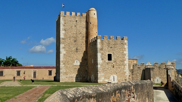Fortaleza Ozama tan brick fort