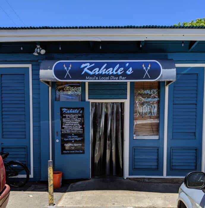 Kahale's maui's local dive bar