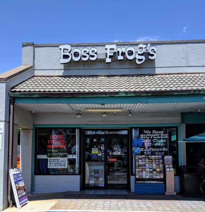 Boss Frogs snorkel store Things To Do in Kihei 