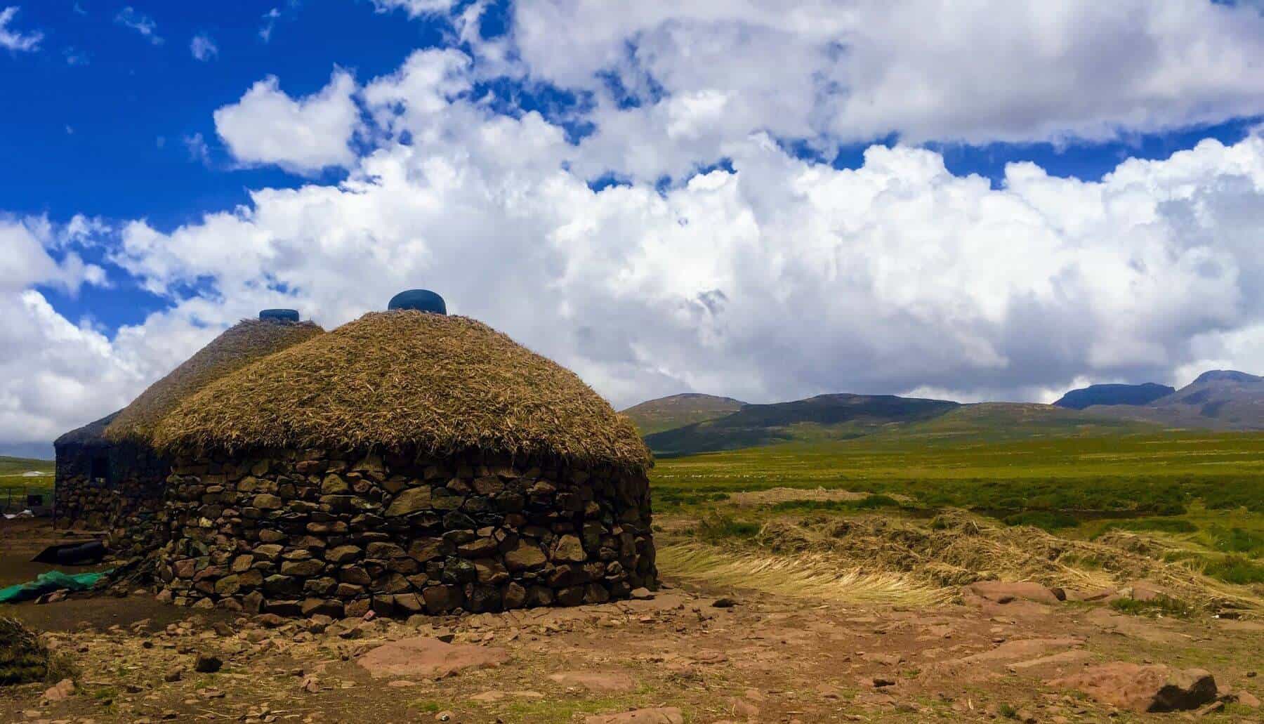 Basotho stone hut