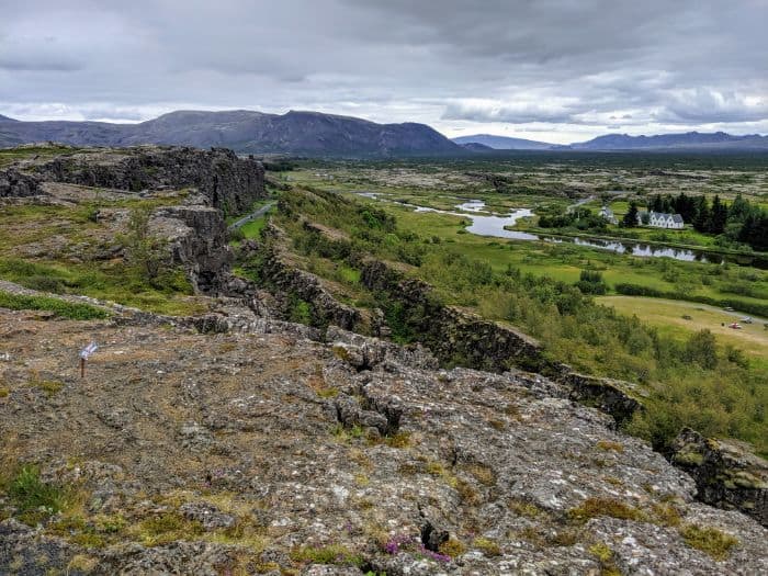 The split at Thingvellir- rocks