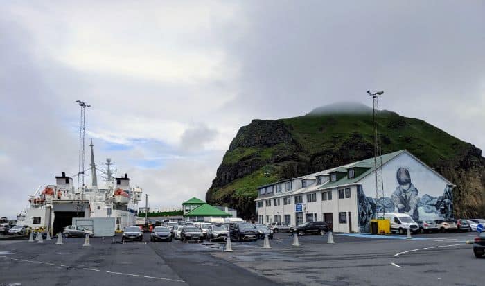 Westmann Islands ferry harbor