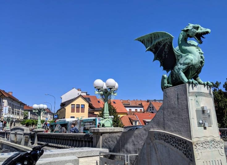 Dragon Bridge best things to do in Ljubljana