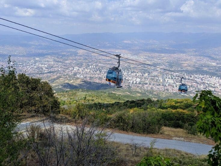 Vodno Mountain cable car